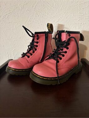 Toddler Pink Doc Marten size 7